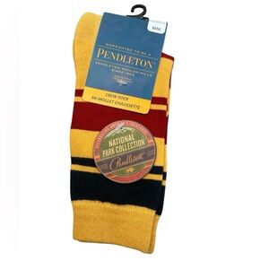 Pendleton National Park Collection Yellowstone Men's Crew Socks nwt Medium‎